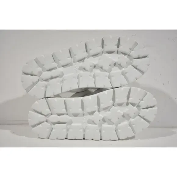 Prada Blow White Padded Leather Logo Strappy Slingback Sport Sandal Flat 40 - Picture 10 of 10